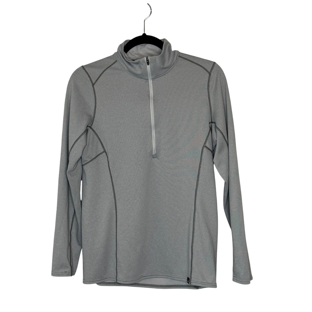 Patagonia Capilene Midweight 1/4 Zip‎ Baselayer Gray Polartec Women Medium